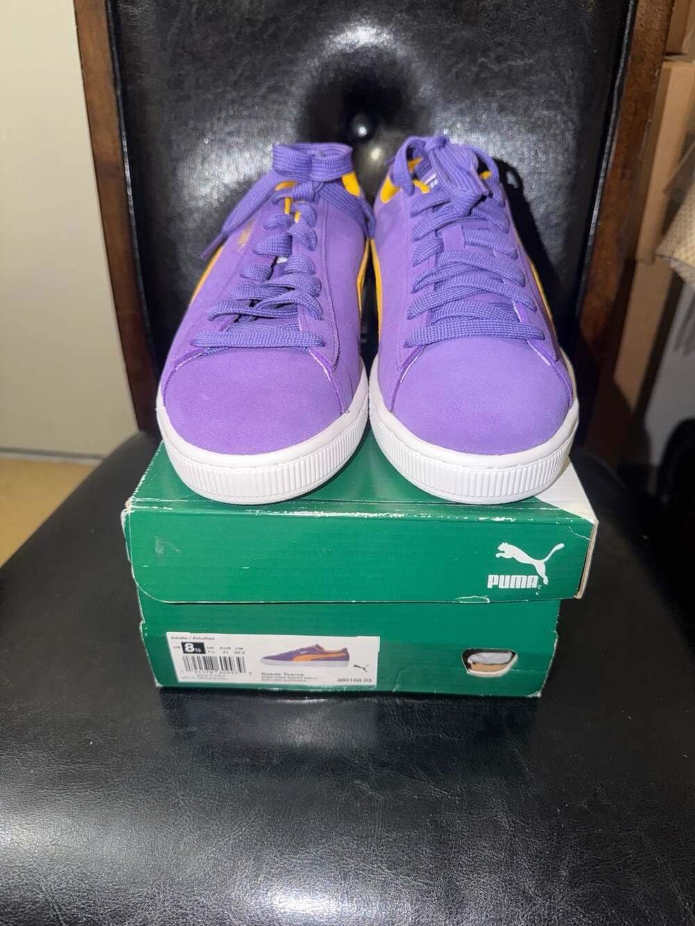 Puma Suede Teams 'Los Angeles Lakers' Sneakers 8.5M/10W